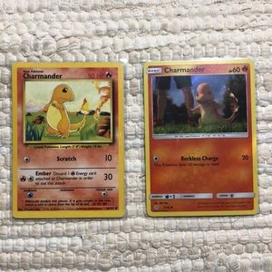 Pokémon cards— Double Charmander lot